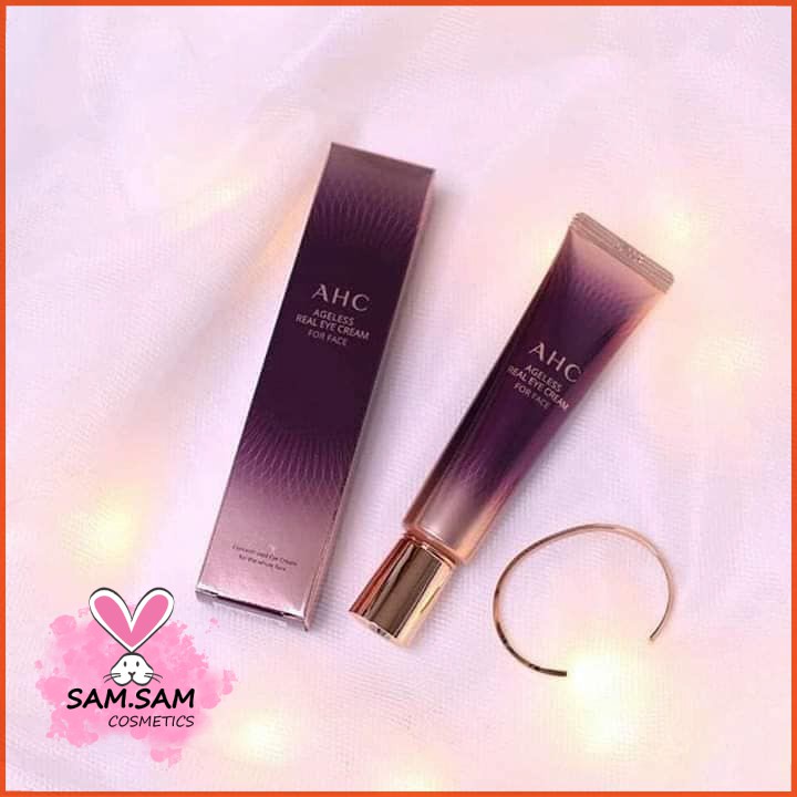 Kem dưỡng da vùng mắt và mặt ahc Ageless Real Eye Cream For Face, cam kết hàng đúng mô tả, chất lượng đảm bảo an toàn đến sức khỏe người sử dụng