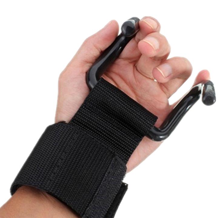 Dây quấn cổ tay có móc sắt nâng đòn tạ sản phẩm của iFit