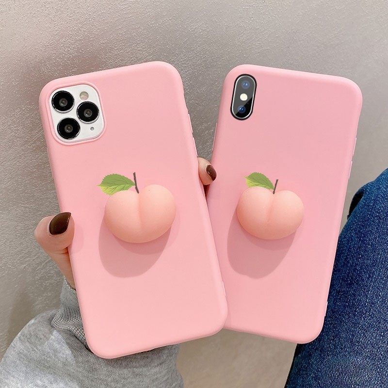 Ốp lưng iphone TPU quả đào 3d mềm 6/6s/6plus,7/8plus,X/Xs/Xr/Xs max/11/11Pro/11Promax/12mini/12/12pro/12promax