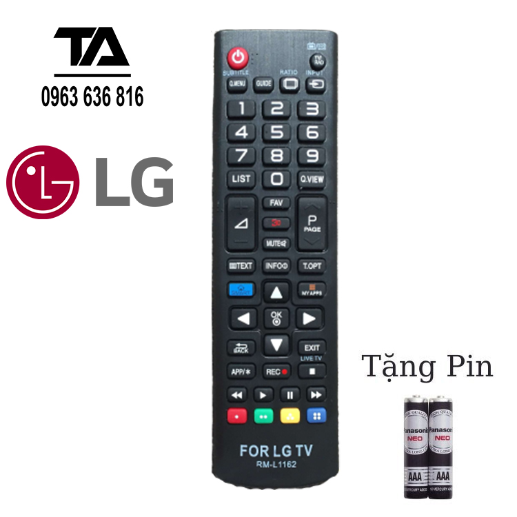 [ FREESHIP ] Remote tivi LG smart ✔ Điều khiển tivi LG smart RM-L1162
