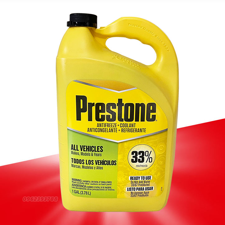 Nước làm mát động cơ xe ô tô prestone af2033 can 2.78 lít