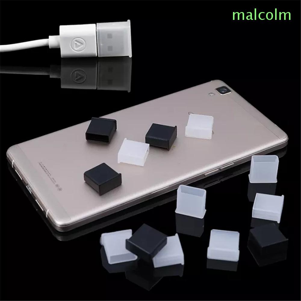 Set 10 Nắp Nhựa Bọc Bảo Vệ Dây Cáp Sạc USB 2.0 3.0 Nhiều Màu Sắc Tùy Chọn