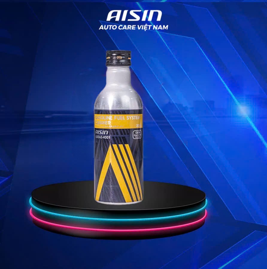 Dung Dịch Vệ Sinh Buồng Đốt Kim Phun Cho Ôtô Máy Xăng, ADEAZ-4001, Hàng Nhập Khẩu Chính Hãng AISIN- Nhật bản (Chai 200ML)