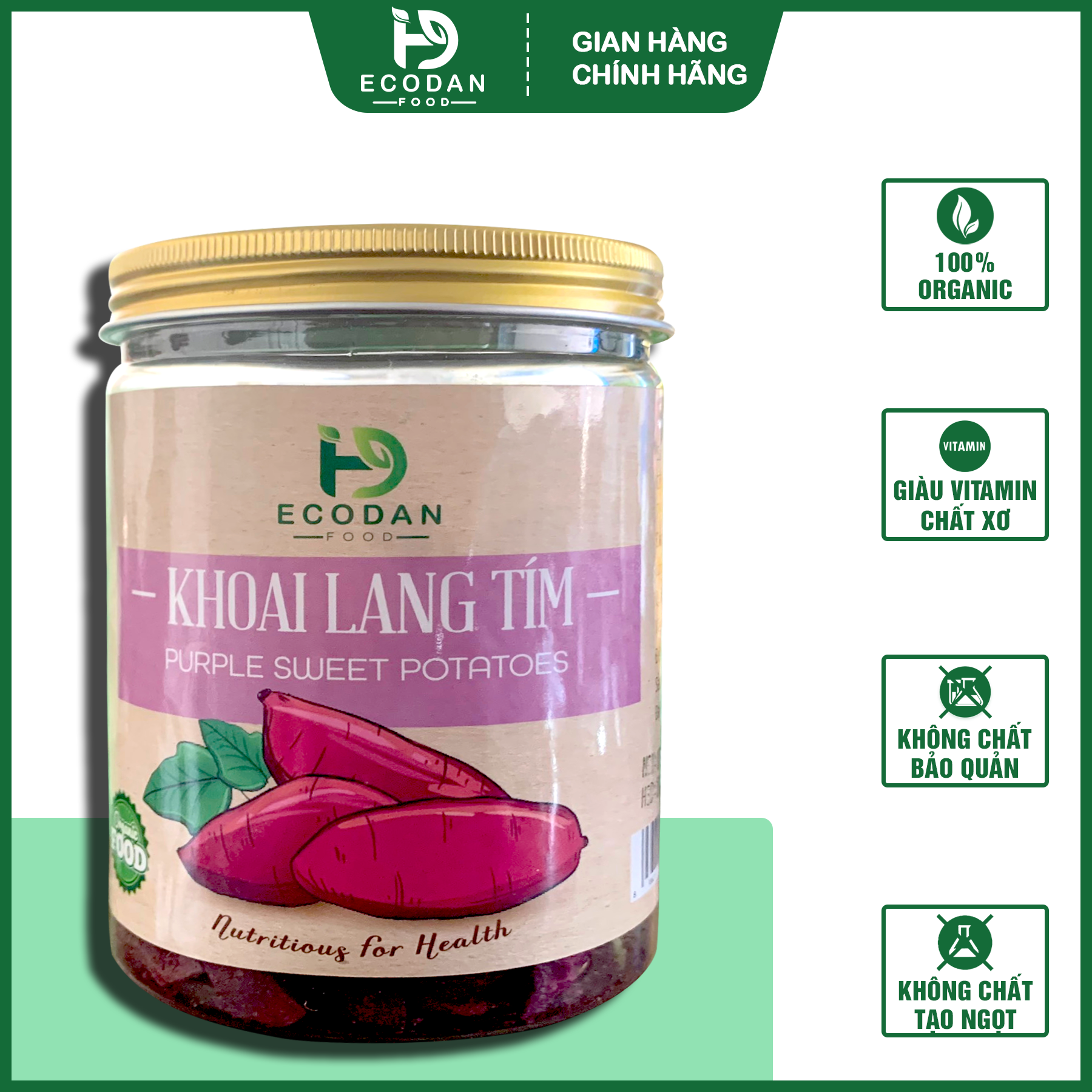 Khoai Lang Tím Sấy Ecodan Food