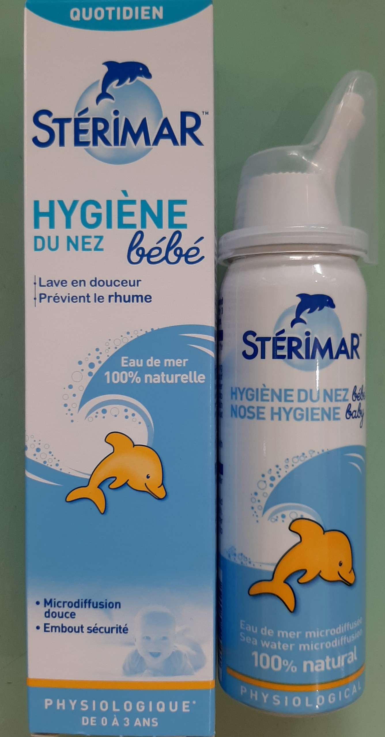 Xịt Mũi Cá Heo Vàng Sterimar Nose Hygiene baby, 50ml