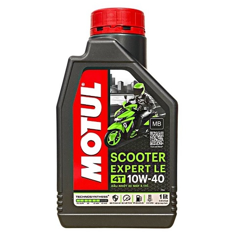 Dầu nhớt xe ga MOTUL SCOOTER EXPERT LE 10W40 1L ( Bán Tổng Hợp) SL MB - SẢN PHẨM MOTUL CHÍNH HÃNG