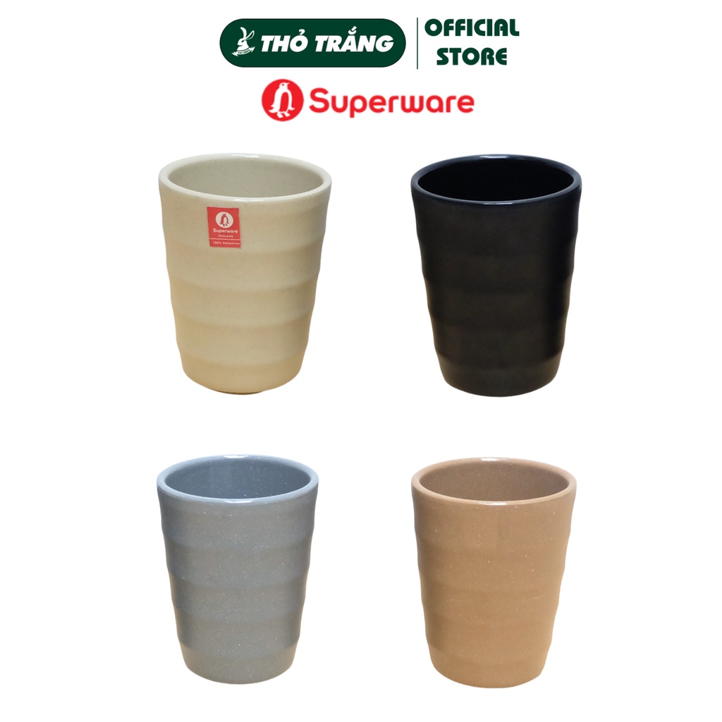 Ly uống nước nhựa melamine màu nhám Superware Thái Lan (CV207CV208)