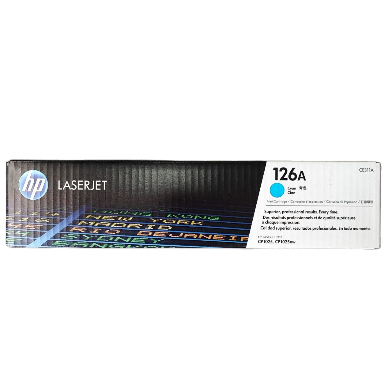 Mực hộp máy in laser HP 126A Cyan (CE311A) - Dùng cho máy in HP Color Laser CP1025, HP Color Laser CP1025NW - Hàng Chính Hãng