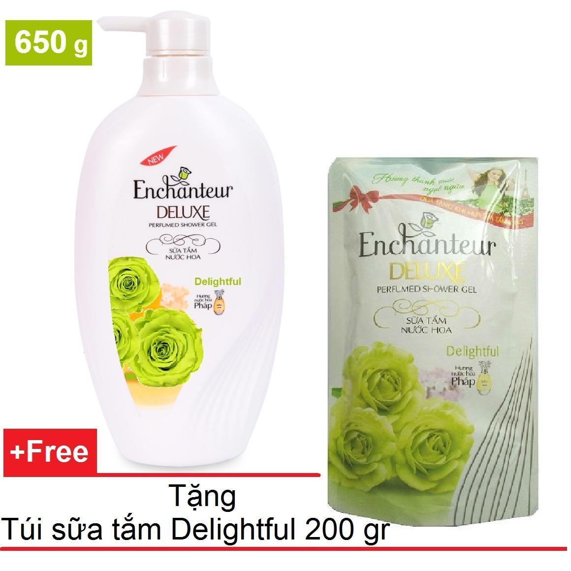 Sữa tắm Enchanteur Delightful nước hoa 650g