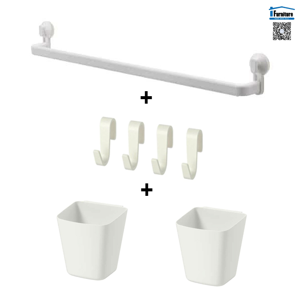 Bộ thanh treo hút chân không stugvik/sunnersta ikea