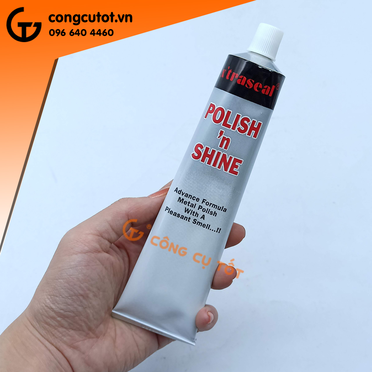 Kem đánh bóng kim loại X'traseal Polish‘n Shine 100g