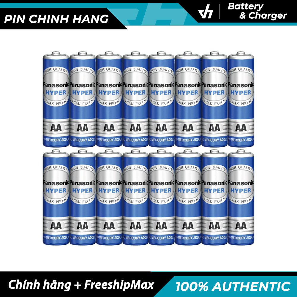 Bộ 16 pin aa panasonic r6ut - pin tiểu 1.5v chất lượng cao