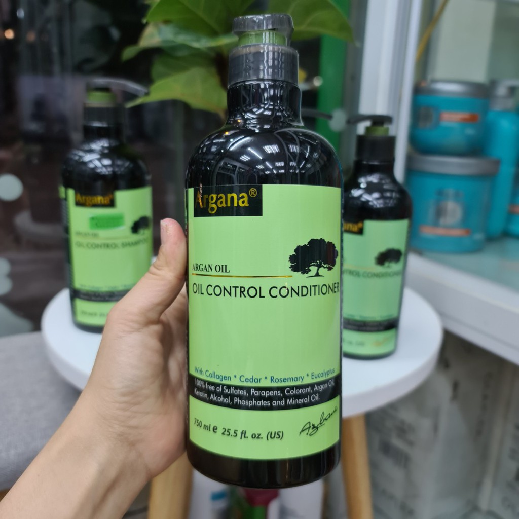 Lẻ dầu gội hoặc lẻ xả argana kiểm soát dầu 500ml - 750ml