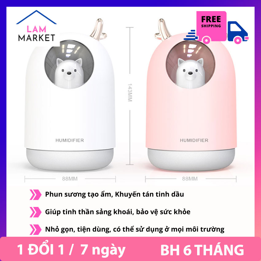 [HCM]Máy Xông Tinh Dầu Mini M106.Máy Khuếch Tán Tinh Dầu Mini.