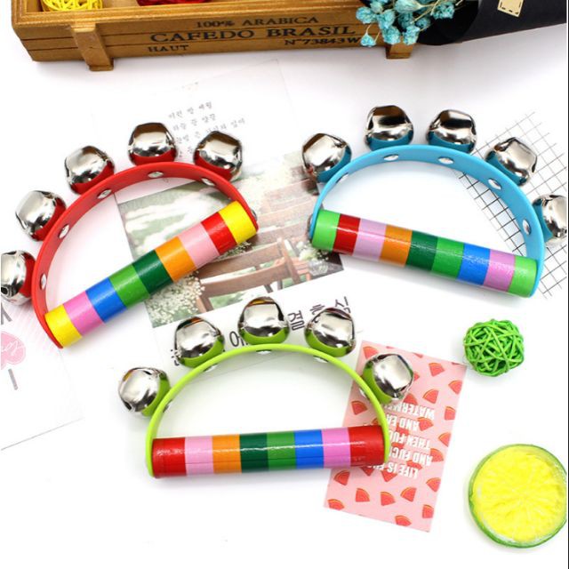 Lục lạc gỗ luyện đôi tai cho bé 0+