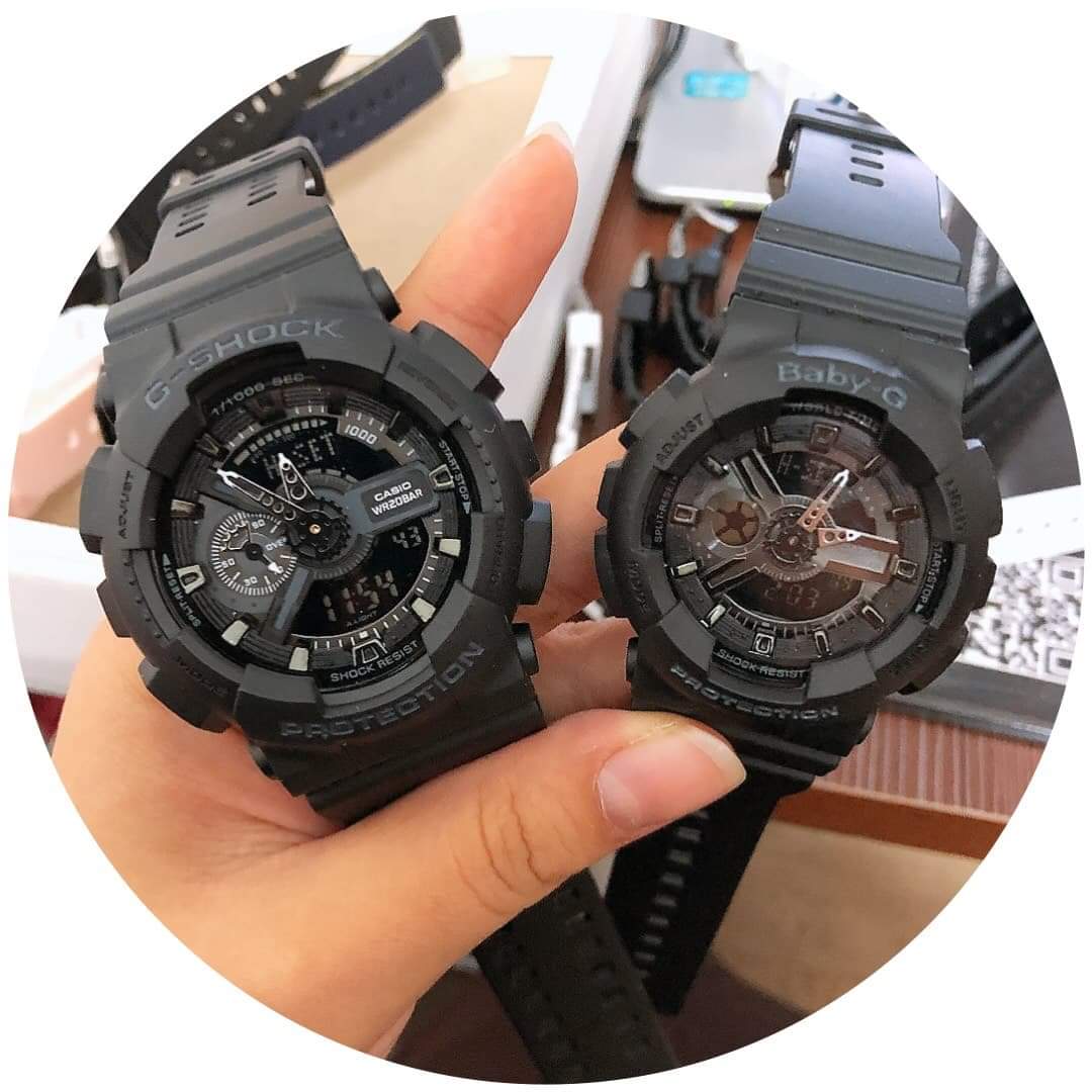 Đồng Hồ Đôi G-Shock  & Baby GA-110 (3 màu)