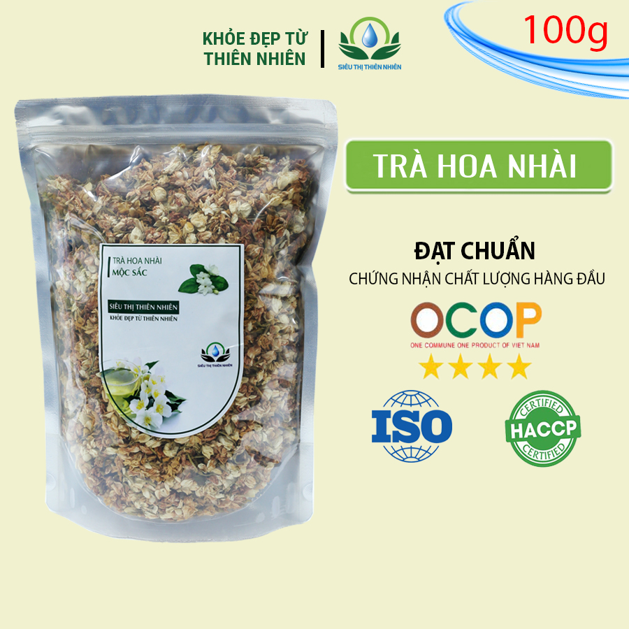 Trà hoa nhài sấy khô Mộc Sắc gói 100g