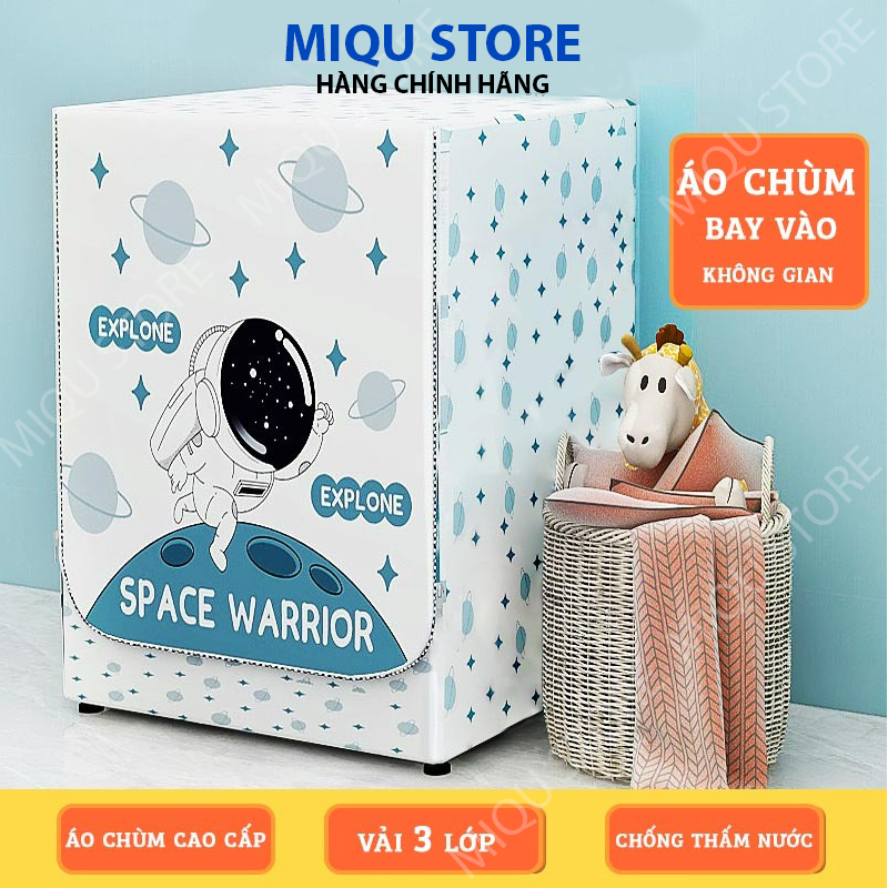 Áo trùm máy giặt lồng ngang, vỏ chùm máy giặt lồng ngang