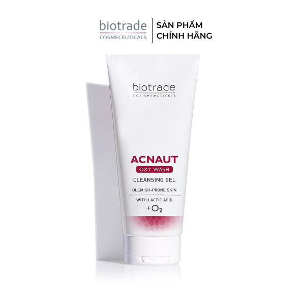 Sữa Rửa Mặt Dạng Gel Biotrade Acnaut Oxy Wash Cleansing Gel 200ml