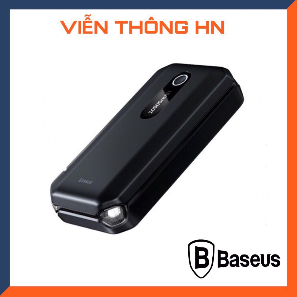 Bộ kích nổ oto khẩn cấp Baseus tích hợp sạc dự phòng 10000mAh - accquy kích điện cứu hộ bộ đề nổ xe hơi ứng dụng cho xe hơi ô tô