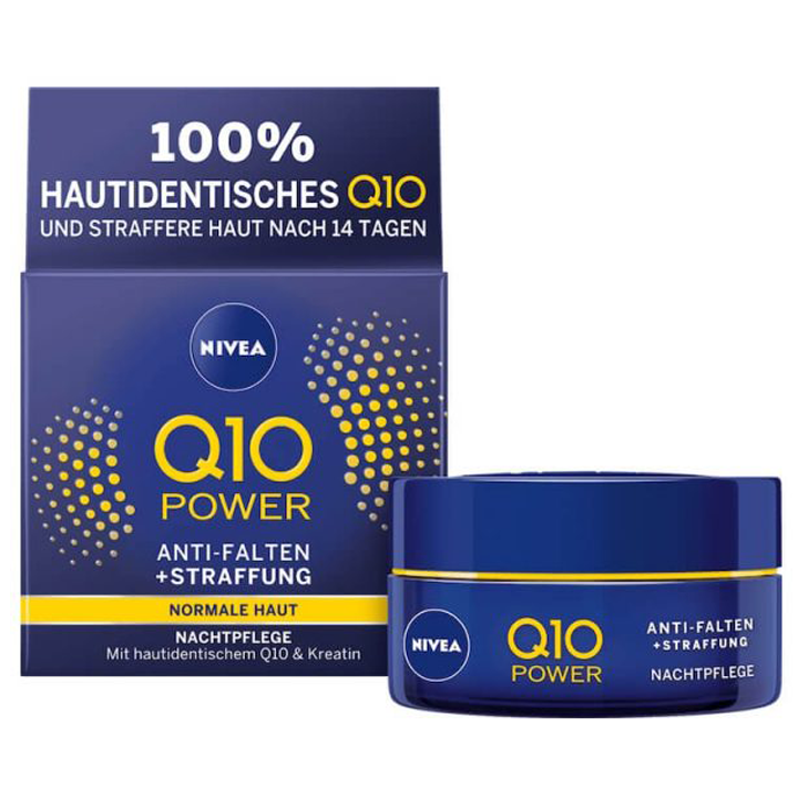 Kem dưỡng da nivea q10 chống nhăn ban đêm, 50 ml - chuẩn đức