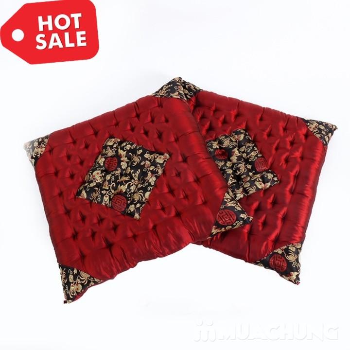 (SALE SỐC) ĐỆM NGỒI BỆT THÊU VÍ TÍNH CAO CẤP SANG TRỌNG