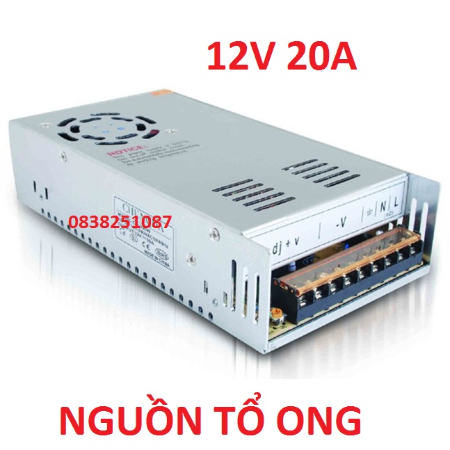 Nguồn tổ ong 12v 20a - 40a