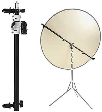 Selens Telescopic Reflector Holder Extendable Boom Arm 360 Degree Swivel with Adjustable Length for Photo Studio Product and Portrait Photography