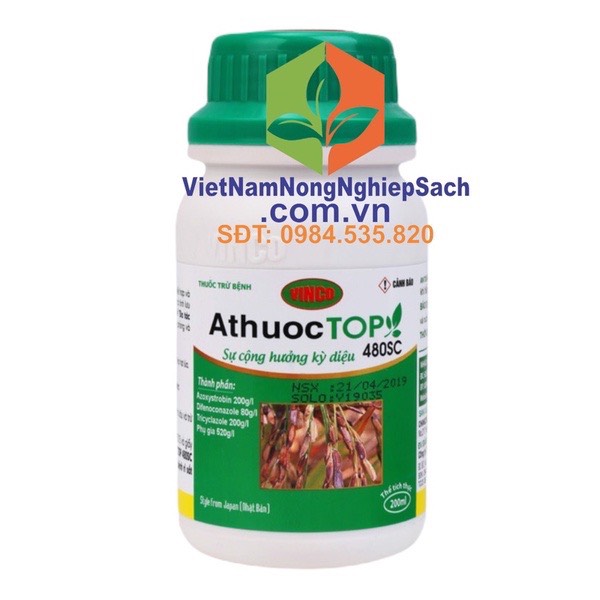 Athuoctop 480sc - đặc trừ nấm bệnh cho cây trồng chai 100ml