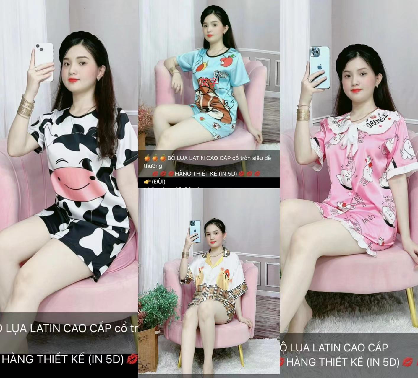 Bộ đồ ngủ pijama cao cấp