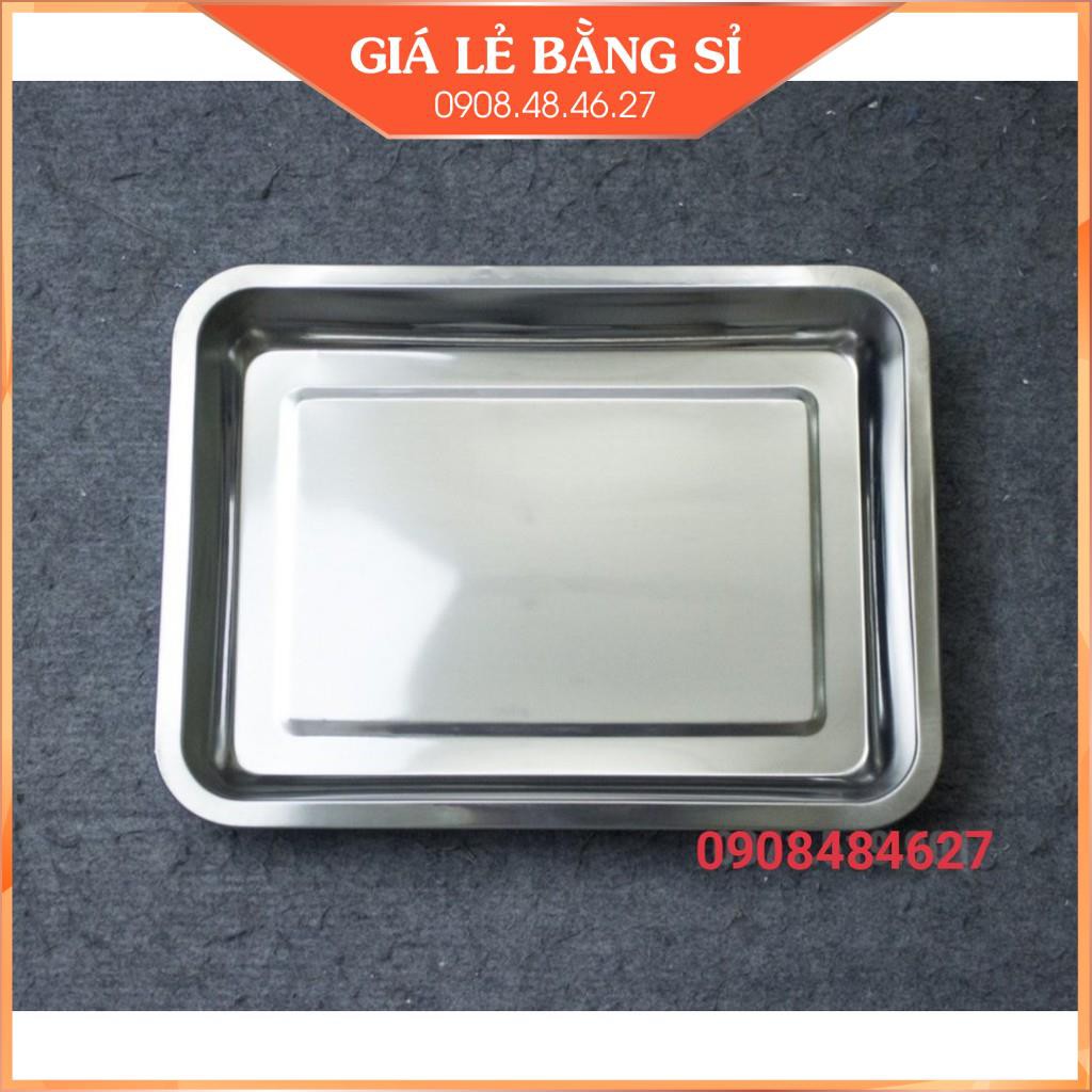 Khay sâu inox dùng bưng bê / đựng thức ăn
