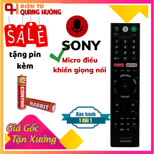 Khiển giọng nói tivi sony bảo hành 06 tháng