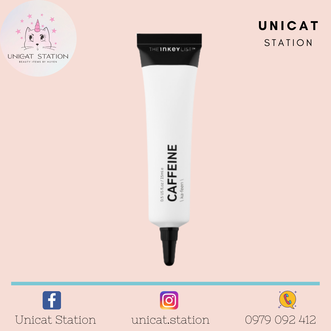 Kem mắt the inkey list caffeine eye cream