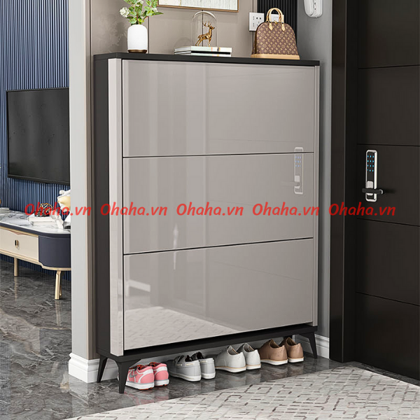 Tủ giày thông minh siêu mỏng cao cấp Ohaha - TGCC015