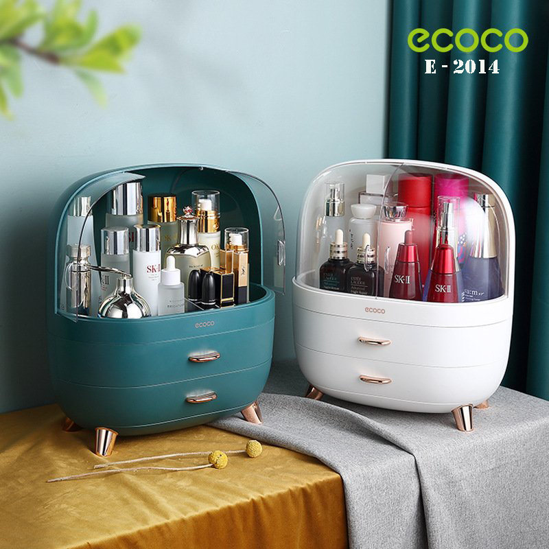 Tủ đựng mỹ phẩm có nắp ecoco cao cấp e2013+e2014