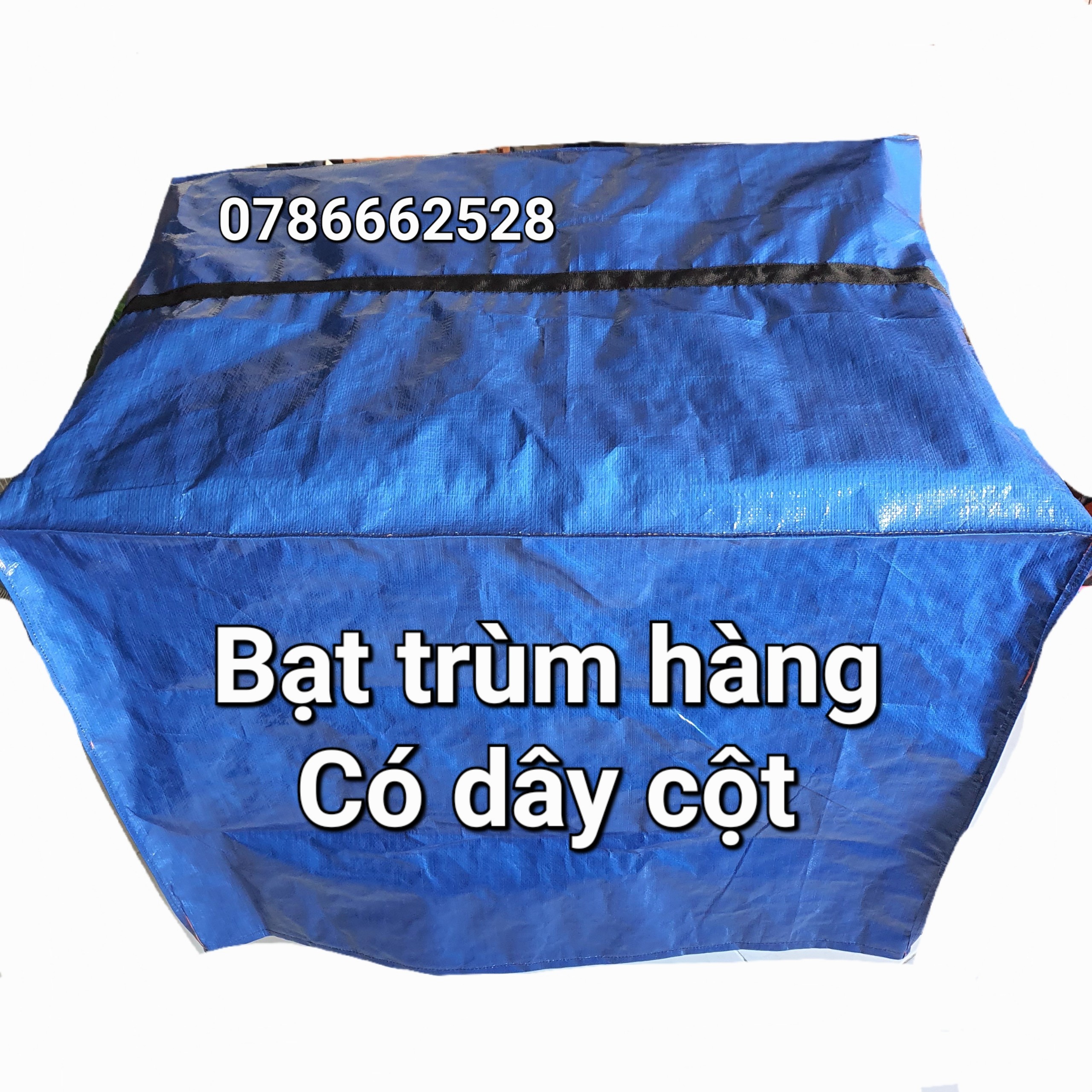 Đồ trùm sọt áo trùm chở hàng có dây cột chống bay dài 1m chống nước chống mưa dành cho shipper