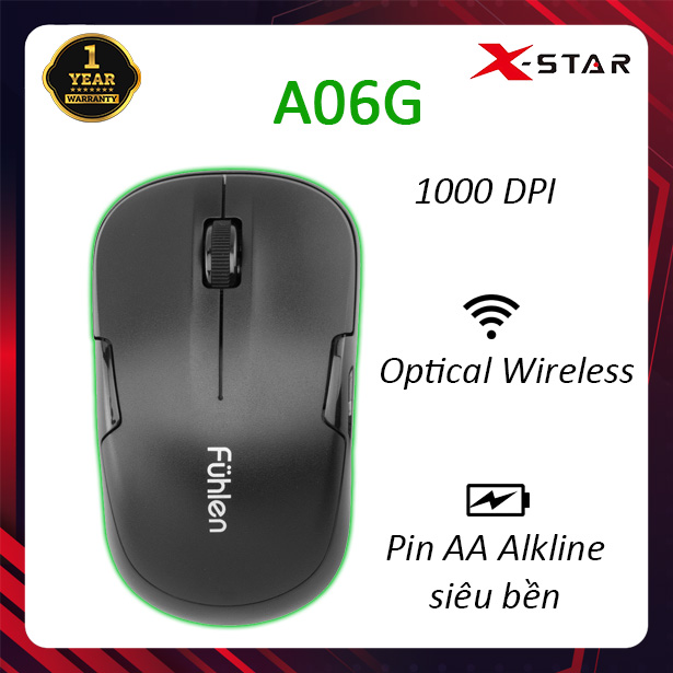 Chuột Không Dây Fuhlen A06G nhập khẩu