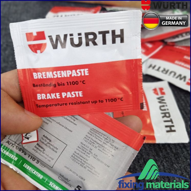 Mỡ tra má phanh wurth brake paste sx đức 5.5g