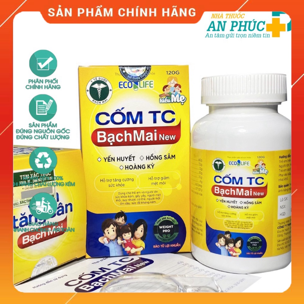 Cốm tăng cân Bạch Mai ⚡ Cốm tăng chiều cao Kích thích ăn ngon date mơi