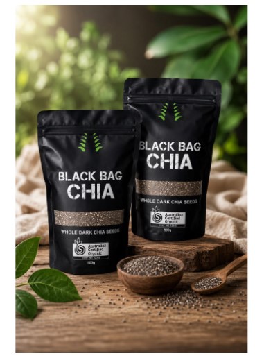 Hạt Chia Úc Black Bag 500g Chính Hãng – Giảm Cân Healthy, Tốt Cho Mẹ Bầu & Eat Clean
