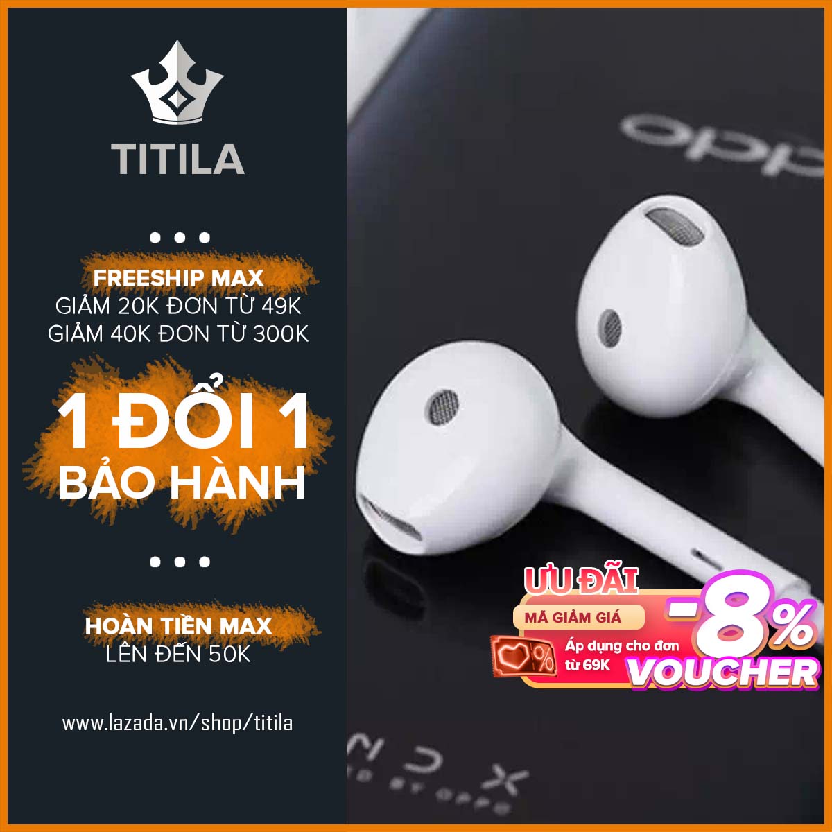 Tai nghe oppo r11 tai nghe nhét tai oppo sử dụng được cho tất cả điện thoại oppo, vivo, vsmart, samsung, lg, realme,.. chất xịn