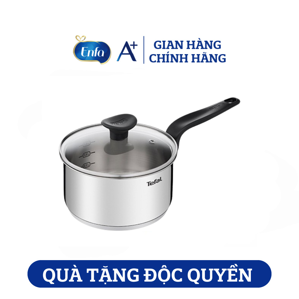 [Quà tặng không bán]  Nồi cán dài/ quánh Tefal size 18cm