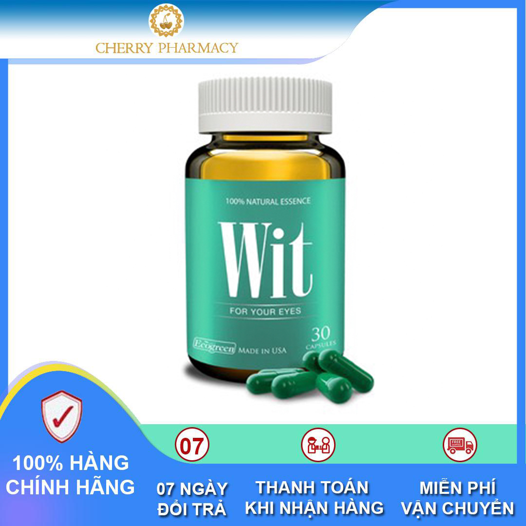 [HCM]Viên uống bổ mắt Wit tăng cường thị lực hộp 30 viên