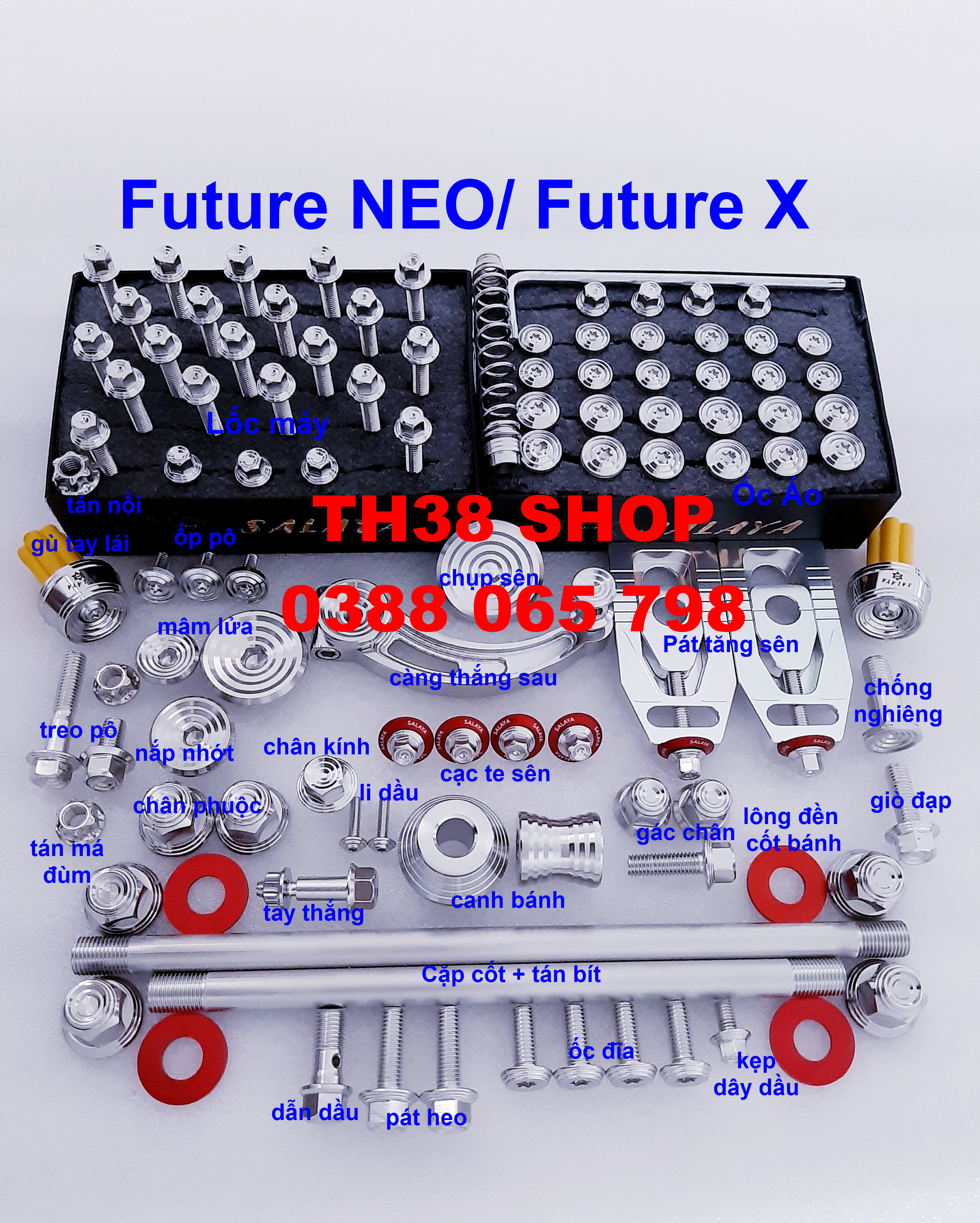 Full ốc salaya fu neo/ fu x/ future neo/ future x mẫu thái