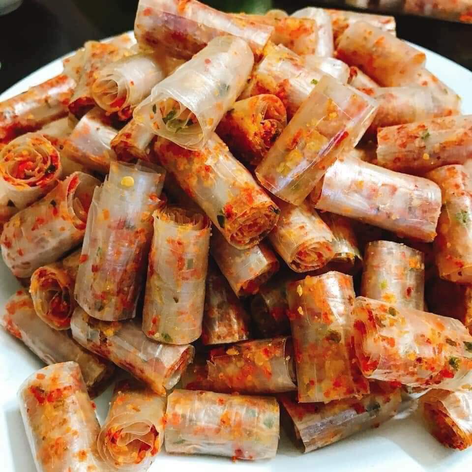 [HCM]Bánh tráng cuốn thập cẩm túi 100gr  long an loại ngon