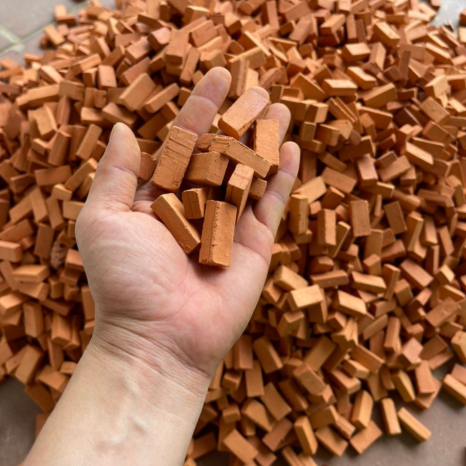 Gạch xây Mini (set 310 viên), gạch mini xây mô hình mini, mô hình tiểu cảnh, trang trí sân vườn, trang trí hồ cá