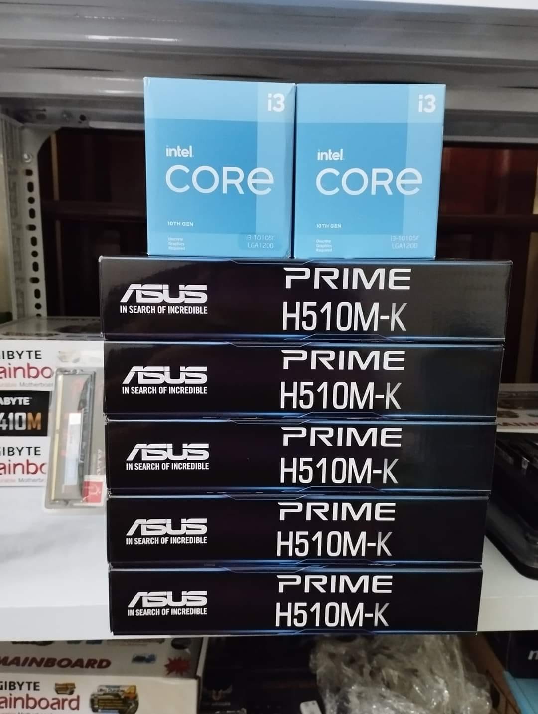 Combo main h510 new + i3 10105f new bảo hành 3 năm