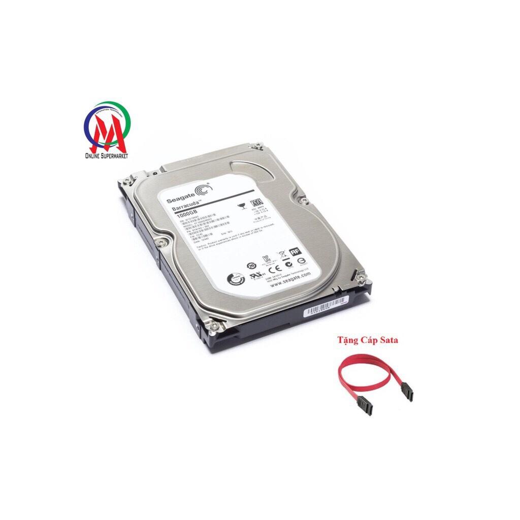 Ổ cứng pc 1tb seagate mỏng bảo hành 24 tháng + tặng cáp sata
