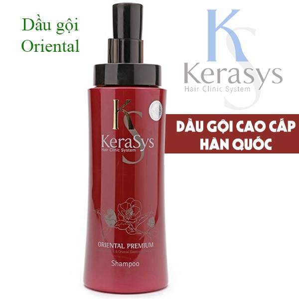Dầu gội xả KeraSys Oriental Premium phục hồi tóc hư tổn nặng Hàn Quốc
