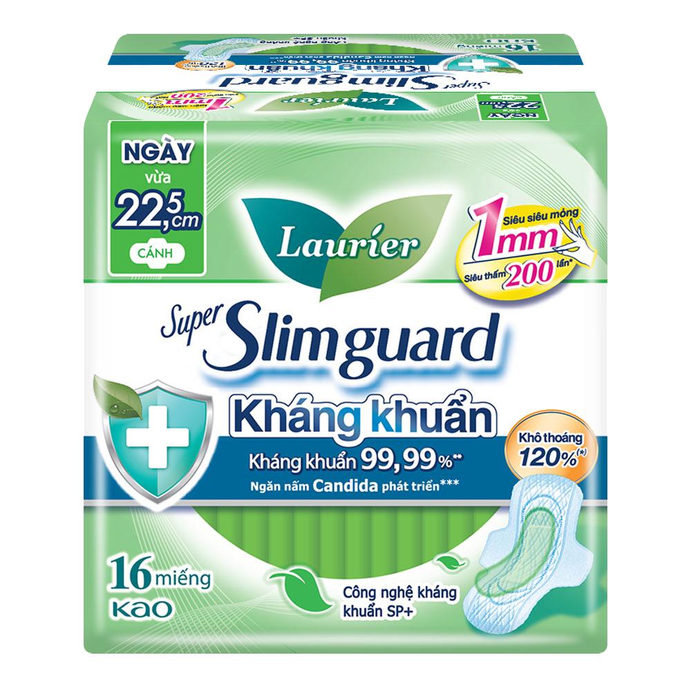 [GÓI LỚN TIẾT KIỆM] Băng Vệ Sinh Laurier Siêu Mỏng Kháng Khuẩn 1mm Loại lớn